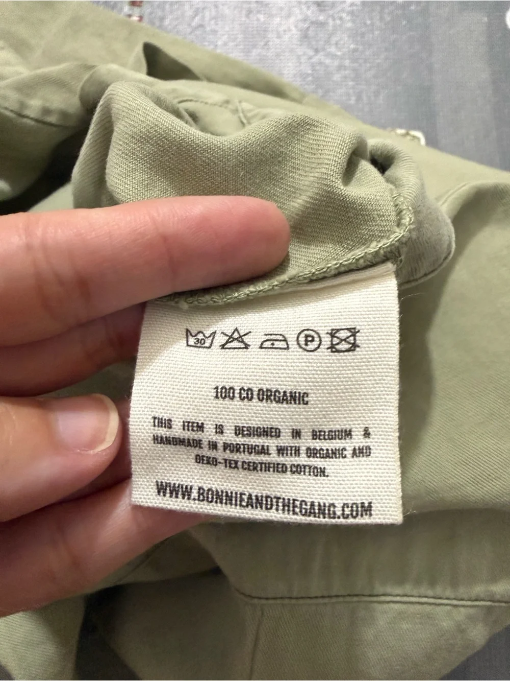 Bonnie & the gang kids Green Utility Jumpsuit with Belt